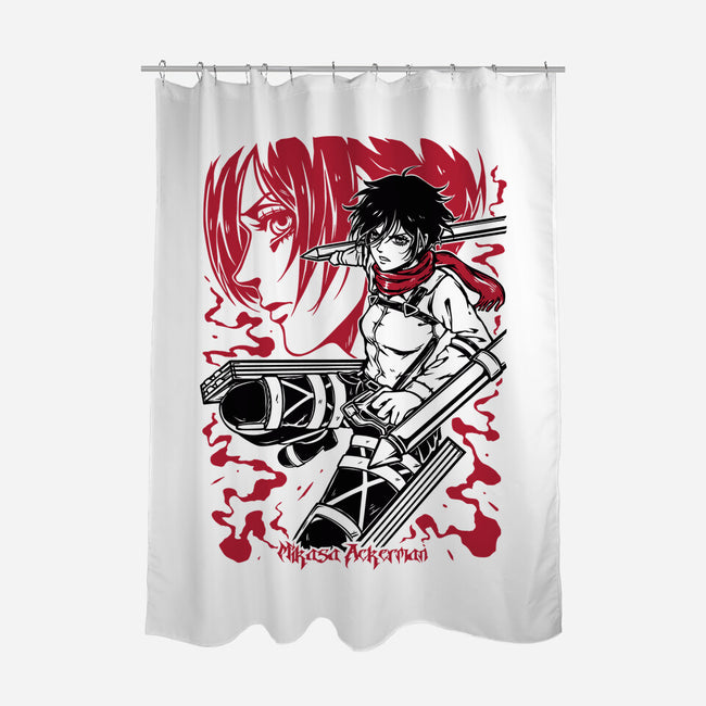 Awakened Power-None-Polyester-Shower Curtain-Panchi Art