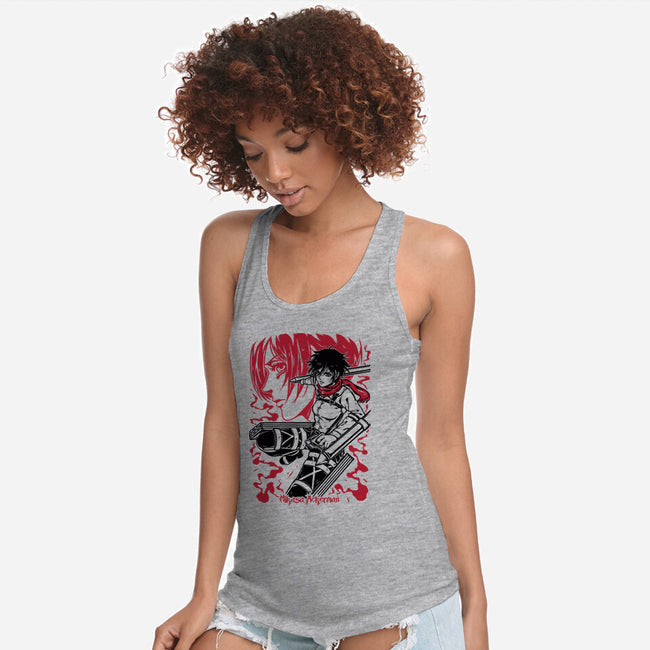 Awakened Power-Womens-Racerback-Tank-Panchi Art