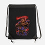 Fighting Demon-None-Drawstring-Bag-Conjura Geek