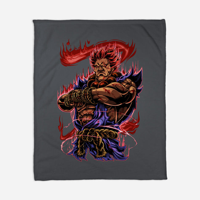 Fighting Demon-None-Fleece-Blanket-Conjura Geek