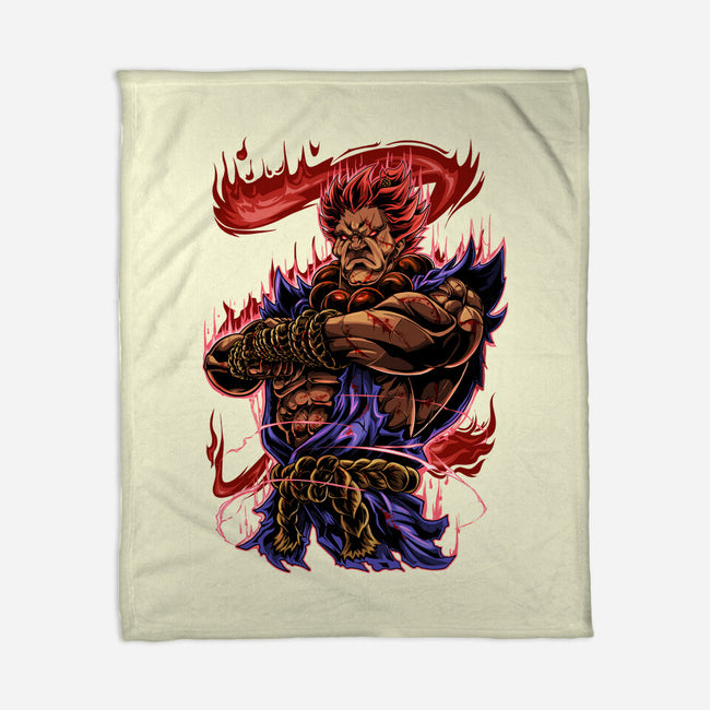 Fighting Demon-None-Fleece-Blanket-Conjura Geek