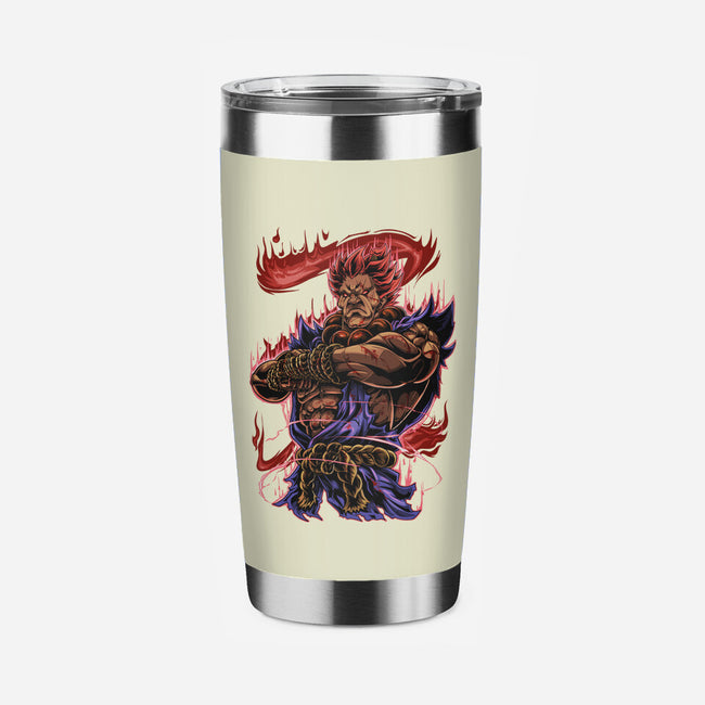 Fighting Demon-None-Stainless Steel Tumbler-Drinkware-Conjura Geek