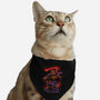 Fighting Demon-Cat-Adjustable-Pet Collar-Conjura Geek