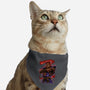 Fighting Demon-Cat-Adjustable-Pet Collar-Conjura Geek