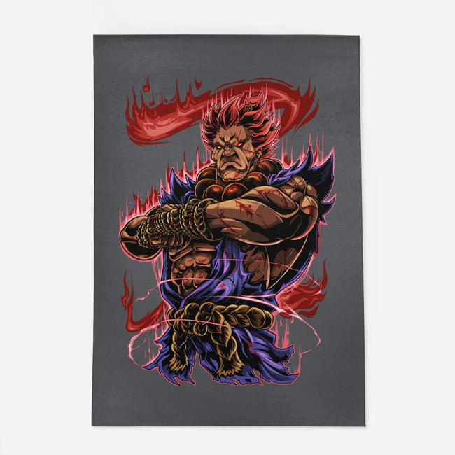 Fighting Demon-None-Outdoor-Rug-Conjura Geek