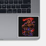 Fighting Demon-None-Glossy-Sticker-Conjura Geek