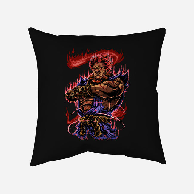 Fighting Demon-None-Removable Cover w Insert-Throw Pillow-Conjura Geek