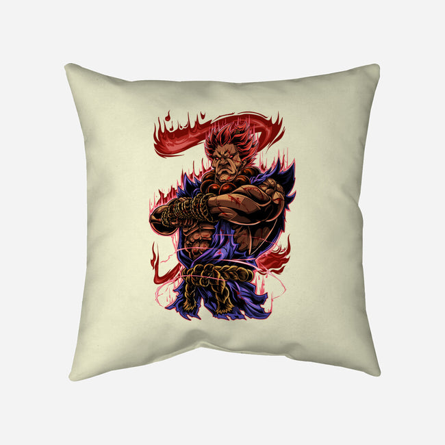 Fighting Demon-None-Removable Cover w Insert-Throw Pillow-Conjura Geek