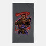 Fighting Demon-None-Beach-Towel-Conjura Geek