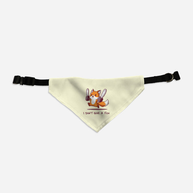 I Don't Give A Fox-Dog-Adjustable-Pet Collar-Kiseki