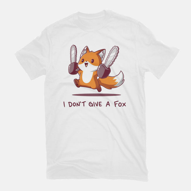 I Don't Give A Fox-Womens-Basic-Tee-Kiseki