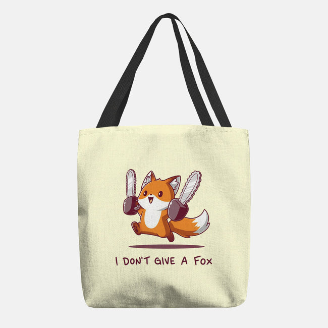 I Don't Give A Fox-None-Basic Tote-Bag-Kiseki
