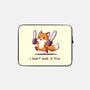 I Don't Give A Fox-None-Zippered-Laptop Sleeve-Kiseki