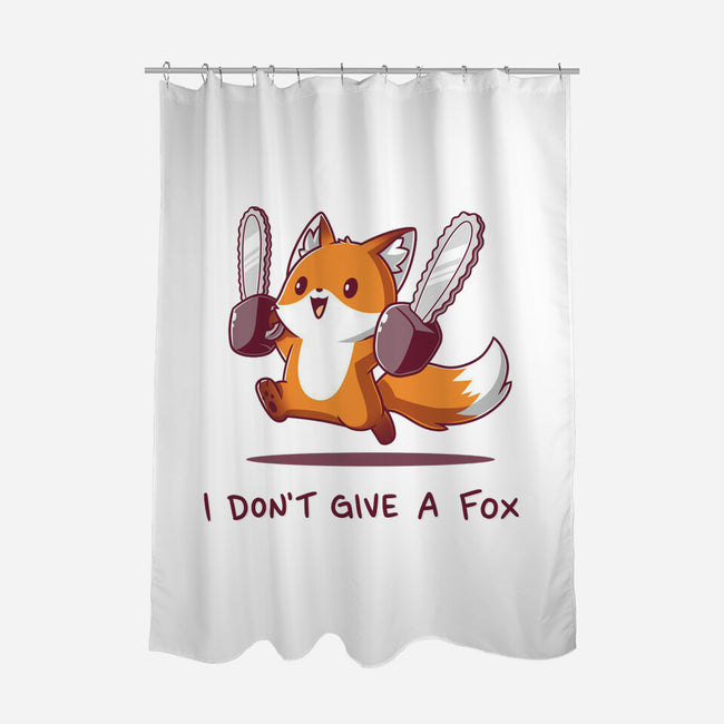 I Don't Give A Fox-None-Polyester-Shower Curtain-Kiseki