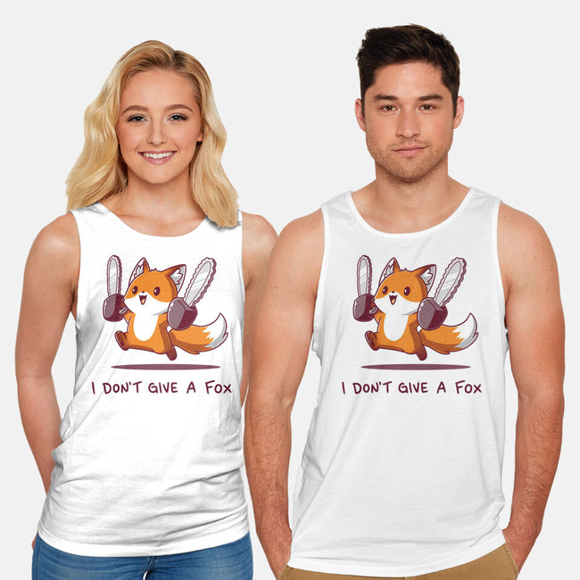 I Don't Give A Fox-Unisex-Basic-Tank-Kiseki