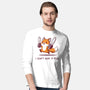 I Don't Give A Fox-Mens-Long Sleeved-Tee-Kiseki