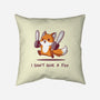 I Don't Give A Fox-None-Removable Cover w Insert-Throw Pillow-Kiseki