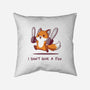 I Don't Give A Fox-None-Removable Cover w Insert-Throw Pillow-Kiseki