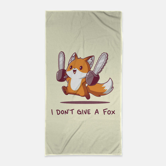I Don't Give A Fox-None-Beach-Towel-Kiseki
