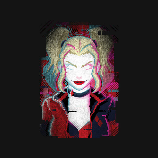 Harley Quinn Glitch-Baby-Basic-Onesie-danielmorris1993