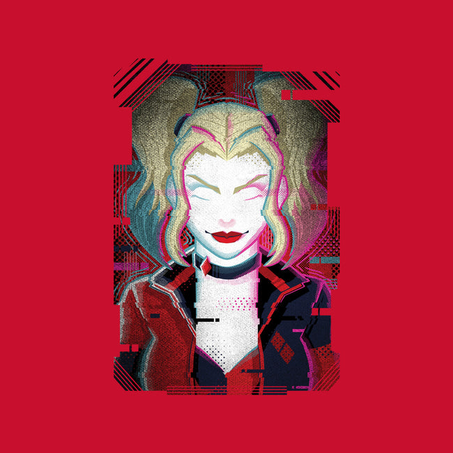 Harley Quinn Glitch-None-Fleece-Blanket-danielmorris1993