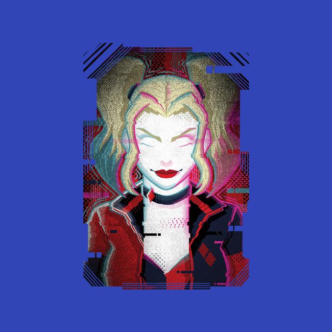 Harley Quinn Glitch-None-Drawstring-Bag-danielmorris1993