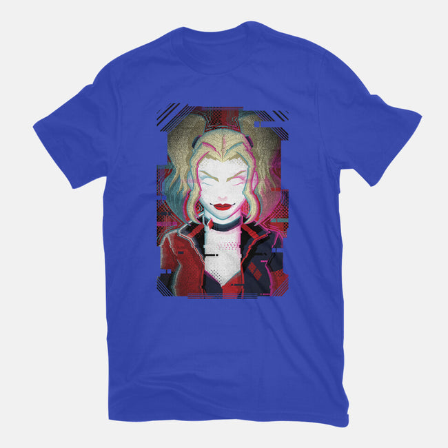 Harley Quinn Glitch-Mens-Basic-Tee-danielmorris1993