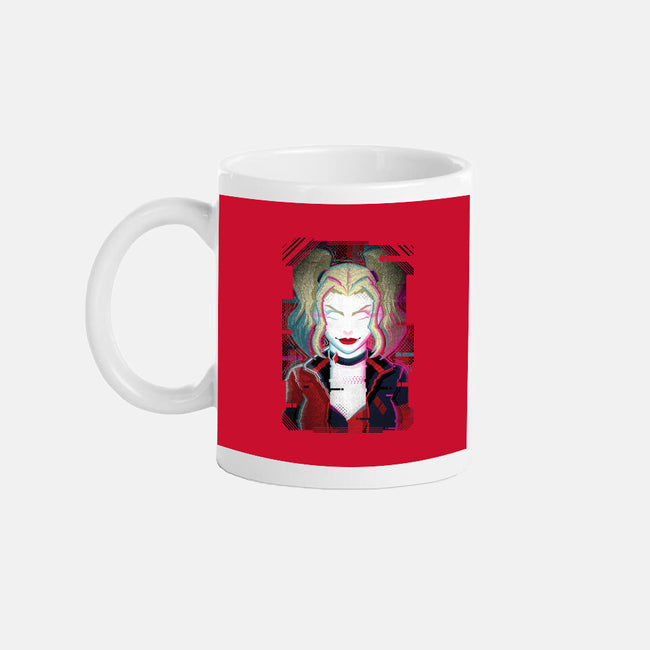 Harley Quinn Glitch-None-Mug-Drinkware-danielmorris1993