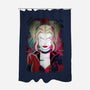 Harley Quinn Glitch-None-Polyester-Shower Curtain-danielmorris1993
