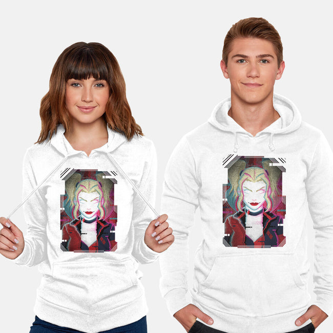 Harley Quinn Glitch-Unisex-Pullover-Sweatshirt-danielmorris1993