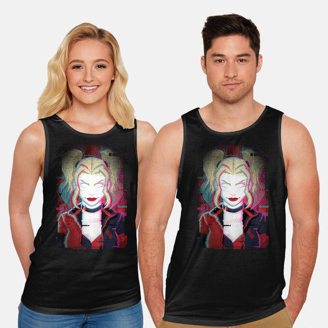 Harley Quinn Glitch-Unisex-Basic-Tank-danielmorris1993