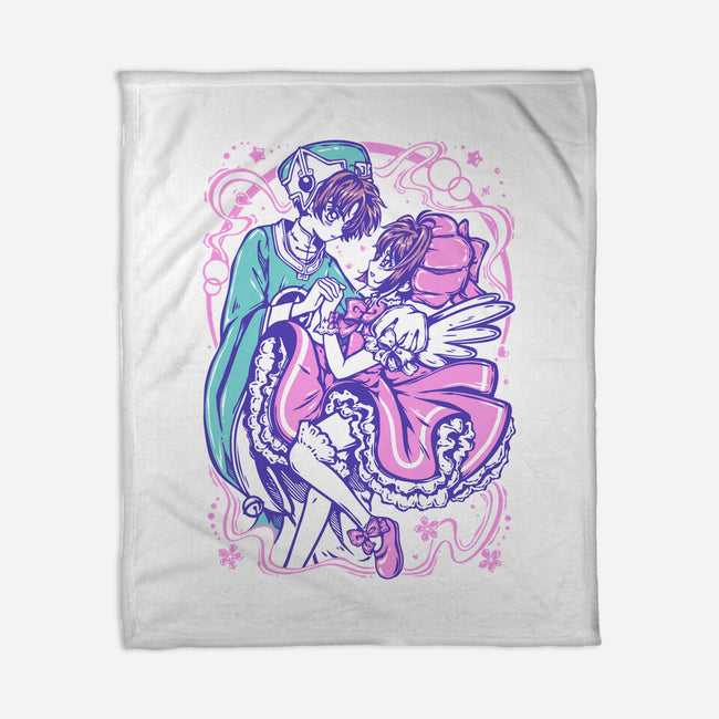 Sakura Syaoran-None-Fleece-Blanket-Panchi Art