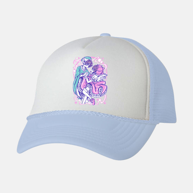 Sakura Syaoran-Unisex-Trucker-Hat-Panchi Art