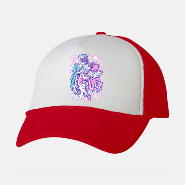 Sakura Syaoran-Unisex-Trucker-Hat-Panchi Art