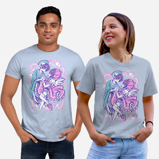 Sakura Syaoran-Unisex-Basic-Tee-Panchi Art