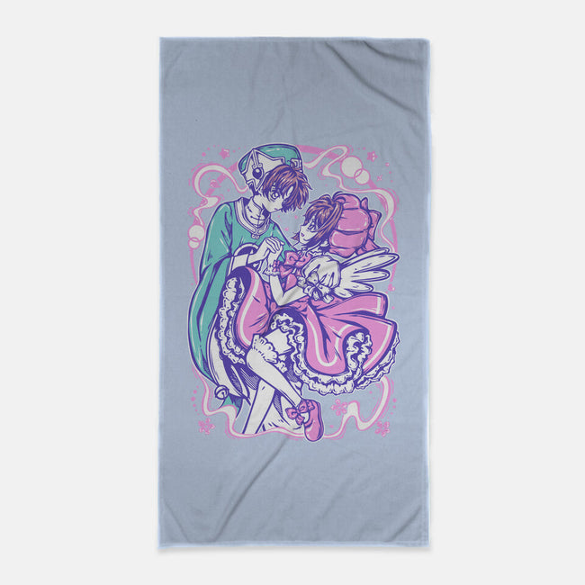 Sakura Syaoran-None-Beach-Towel-Panchi Art