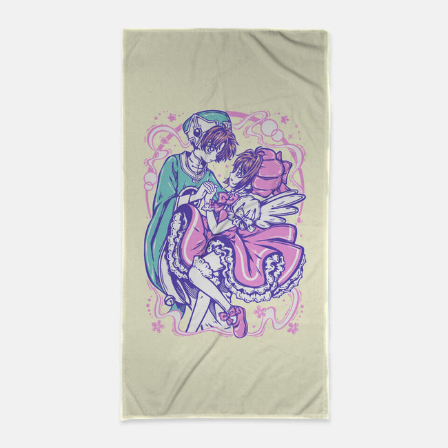 Sakura Syaoran-None-Beach-Towel-Panchi Art