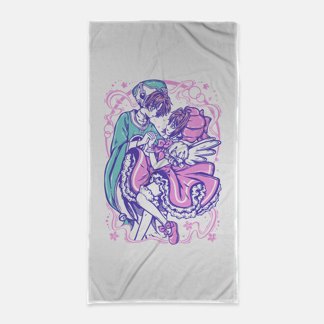 Sakura Syaoran-None-Beach-Towel-Panchi Art