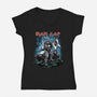 Iron Cop-Womens-V-Neck-Tee-zascanauta