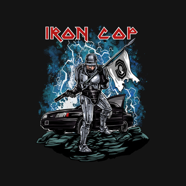 Iron Cop-None-Glossy-Sticker-zascanauta