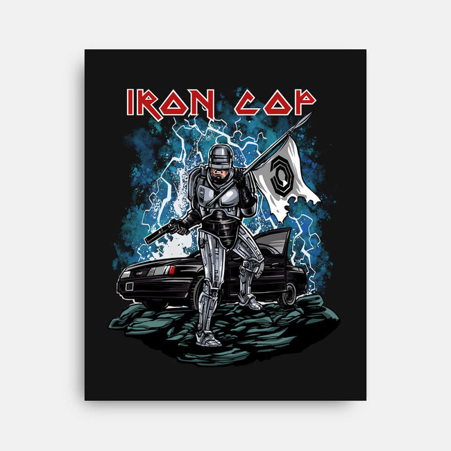 Iron Cop-None-Stretched-Canvas-zascanauta