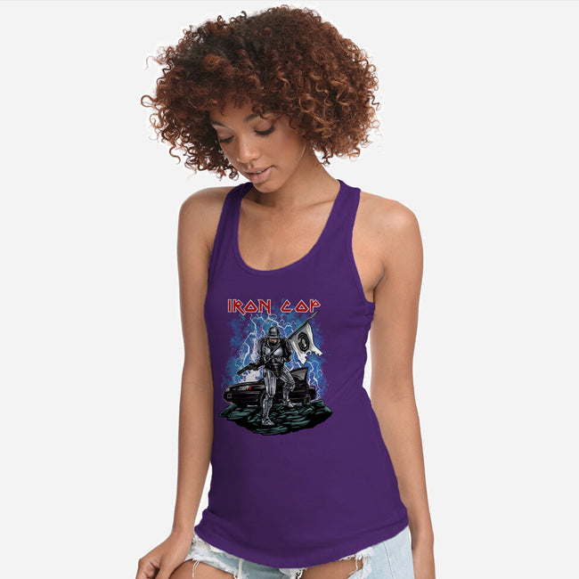 Iron Cop-Womens-Racerback-Tank-zascanauta