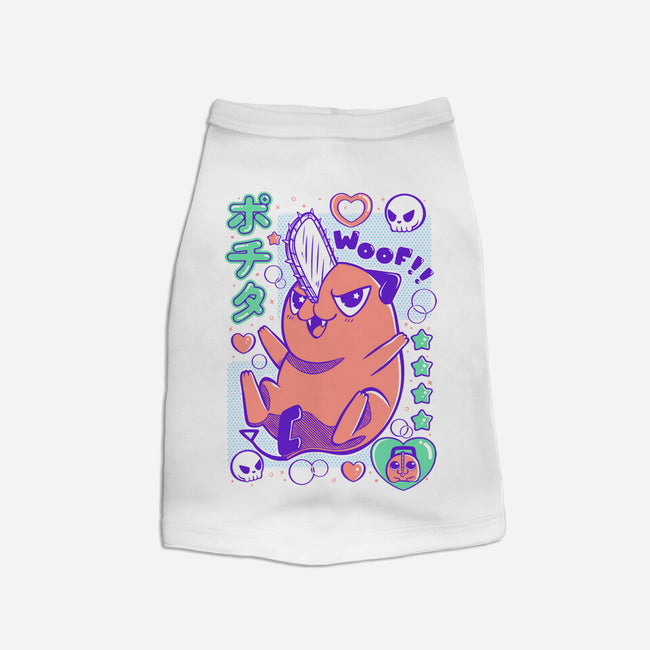 Cute Pochita-Dog-Basic-Pet Tank-Panchi Art