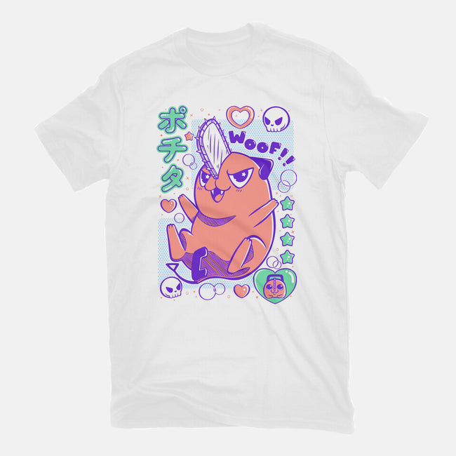 Cute Pochita-Youth-Basic-Tee-Panchi Art