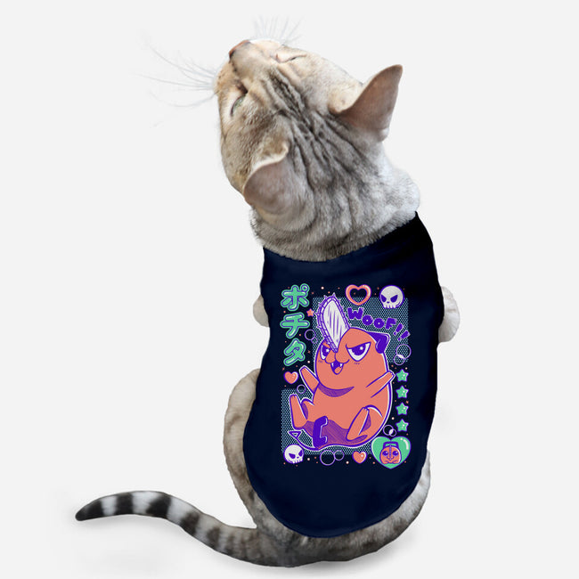 Cute Pochita-Cat-Basic-Pet Tank-Panchi Art