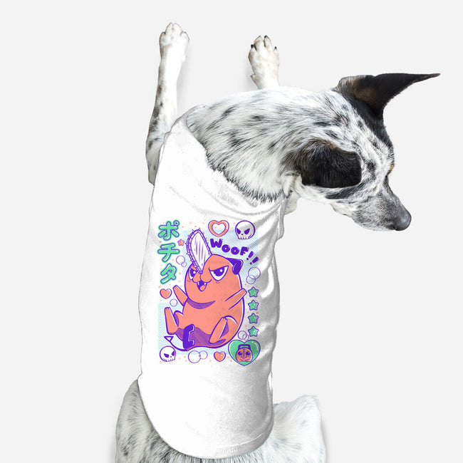 Cute Pochita-Dog-Basic-Pet Tank-Panchi Art