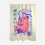 Cute Pochita-None-Polyester-Shower Curtain-Panchi Art