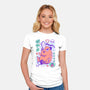 Cute Pochita-Womens-Fitted-Tee-Panchi Art