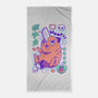 Cute Pochita-None-Beach-Towel-Panchi Art