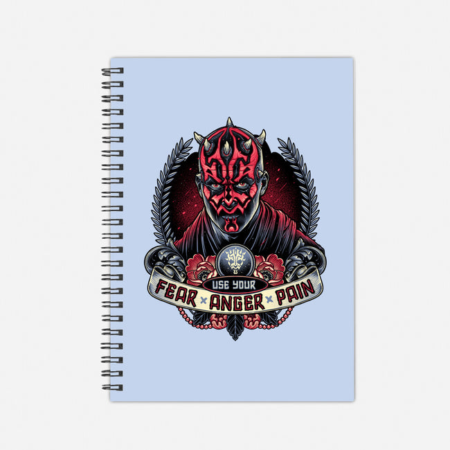 Fear Anger And Pain-None-Dot Grid-Notebook-momma_gorilla